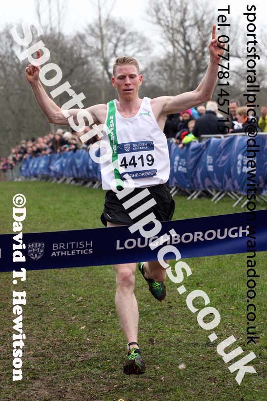 Senior mens Inter Counties Cross Country, Prestwold Hall, Loughborough. Photo: David T. Hewitson/Sports for All Pics